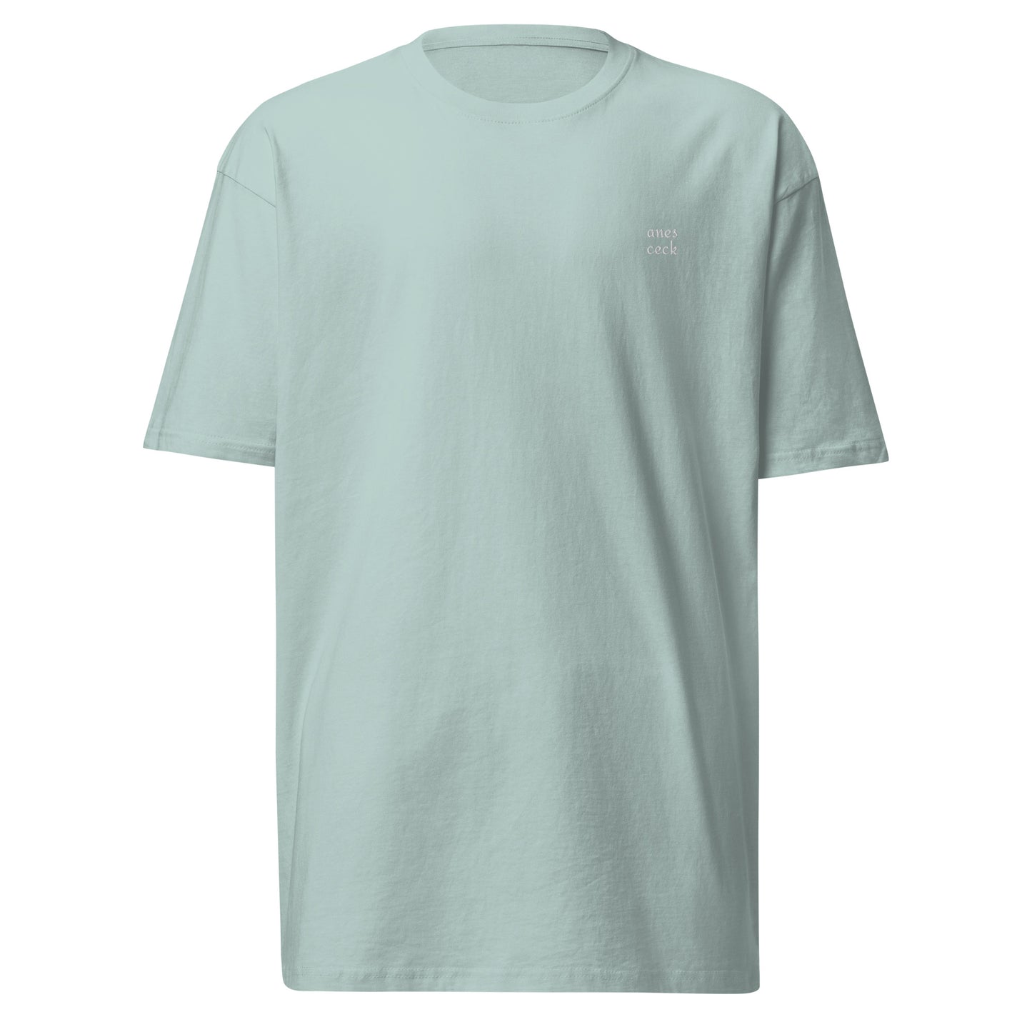 Anes Ceck™ LTD - Embroidered Men’s premium heavyweight tee