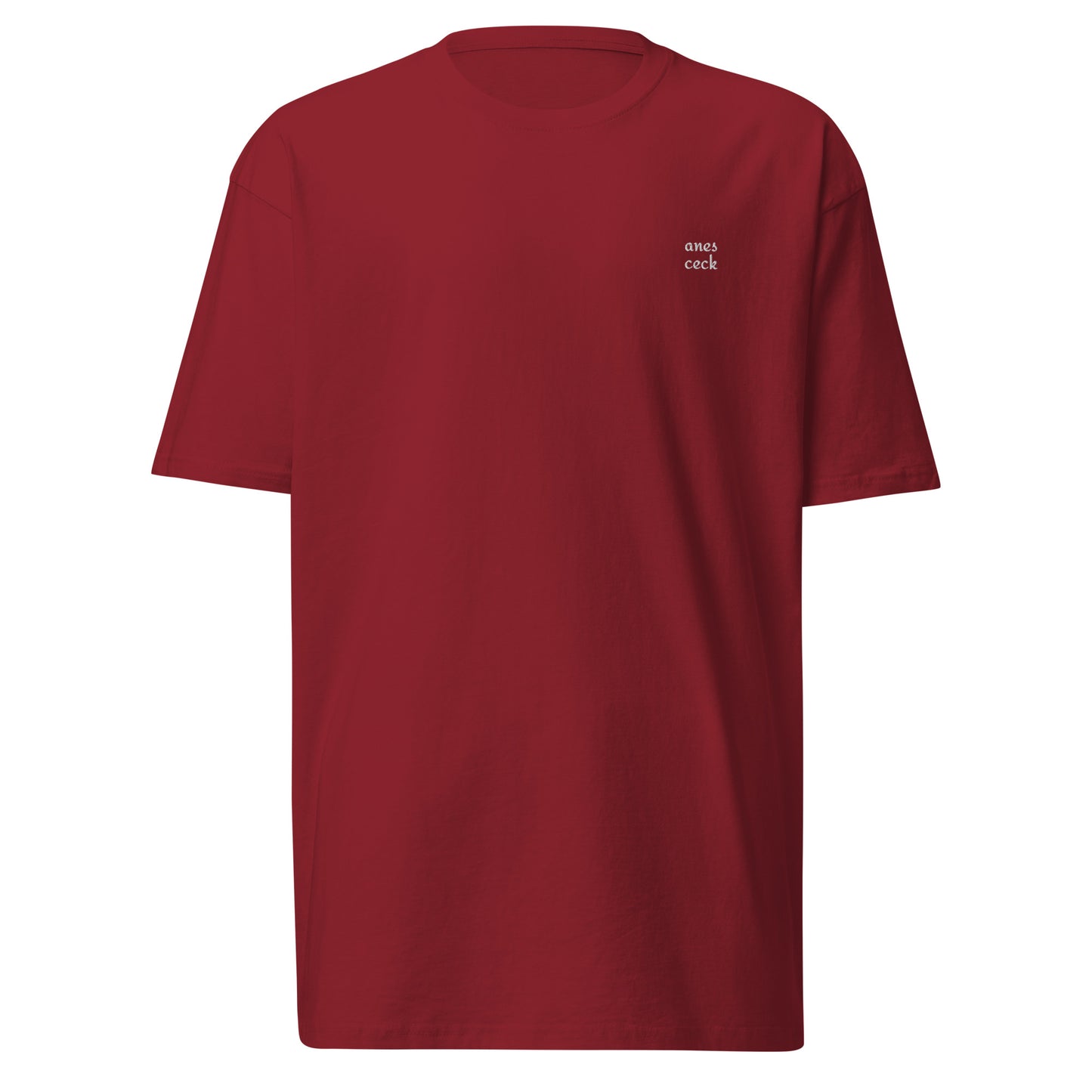 Anes Ceck™ LTD - Embroidered Men’s premium heavyweight tee