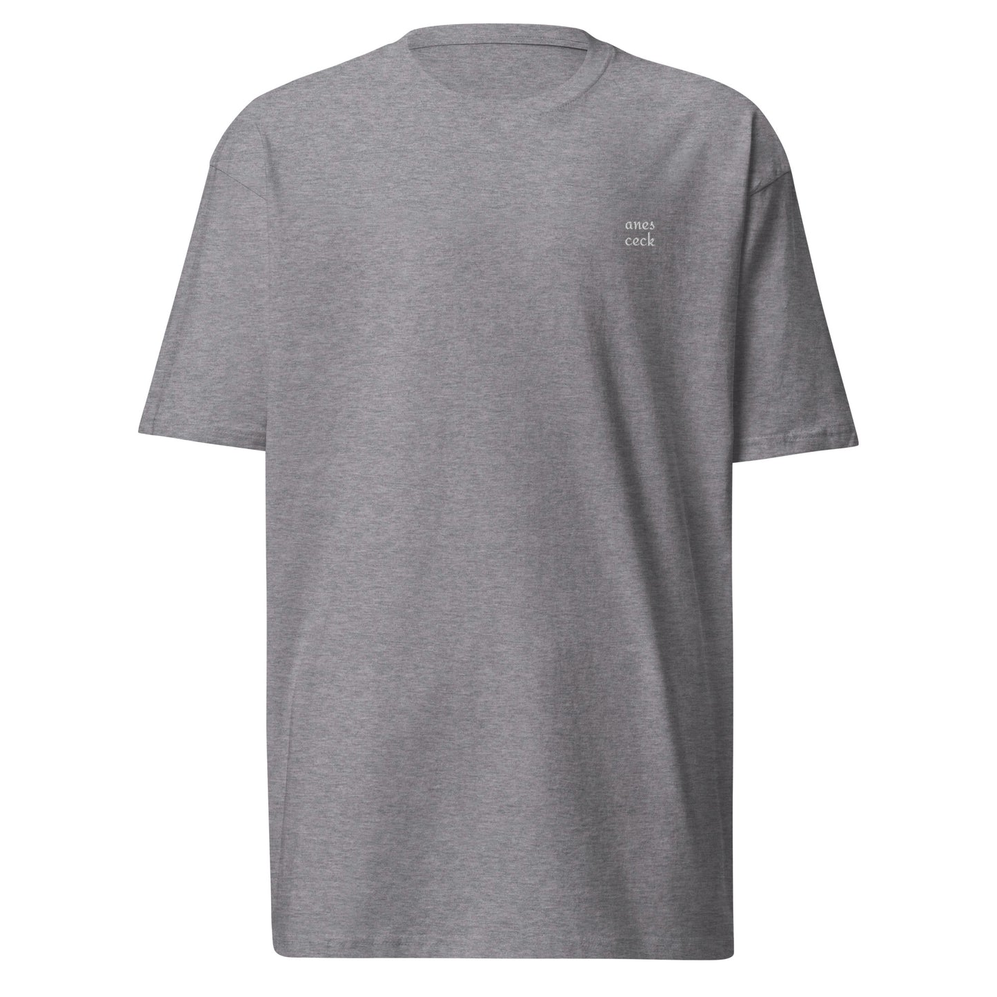 Anes Ceck™ LTD - Embroidered Men’s premium heavyweight tee
