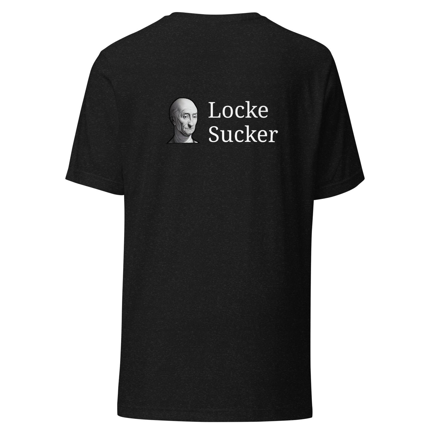 Locke Sucker™ (Bald +Back) Unisex t-shirt