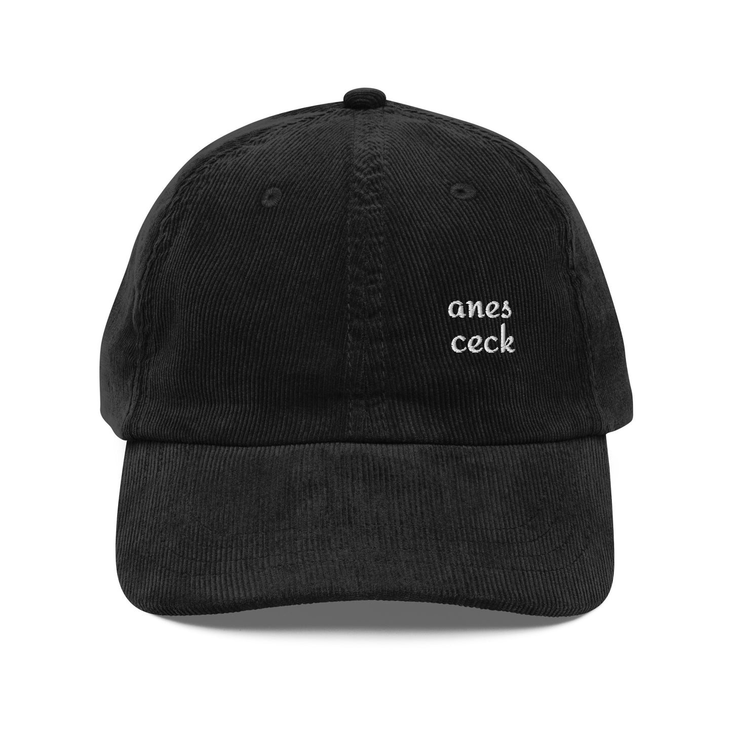 Anes Ceck™ LTD - Embroidered DeLuxe corduroy cap