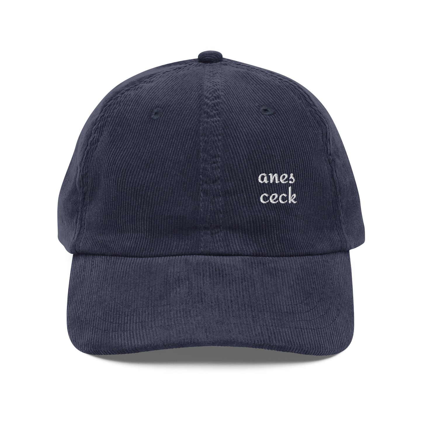 Anes Ceck™ LTD - Embroidered DeLuxe corduroy cap