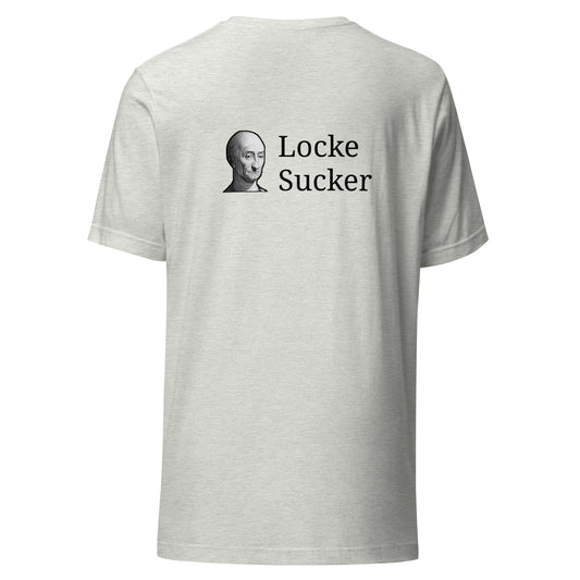 Locke Sucker™ (Bald +Back) Unisex t-shirt