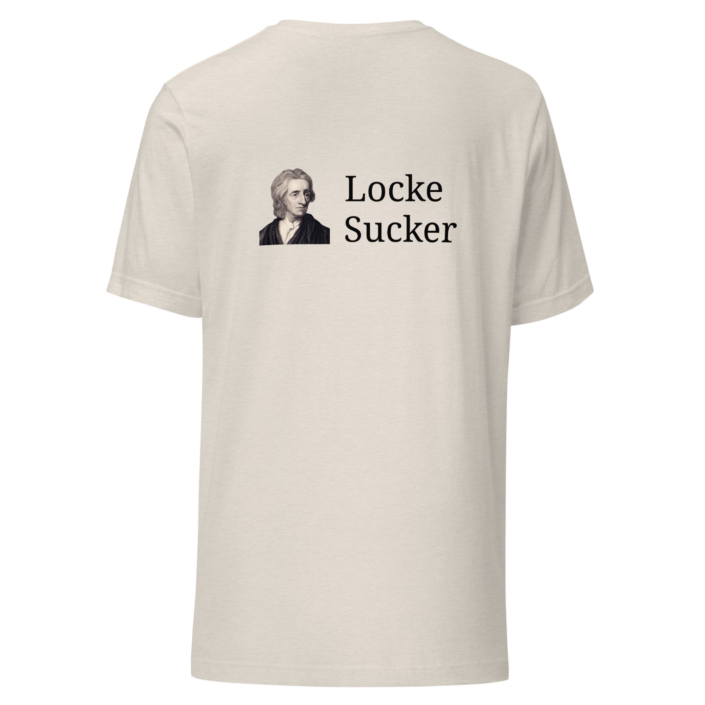 Locke Sucker™ (Classic +Back) Unisex t-shirt