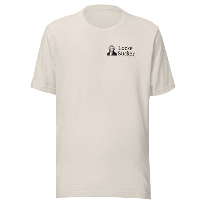 Locke Sucker™ (Classic +Back) Unisex t-shirt